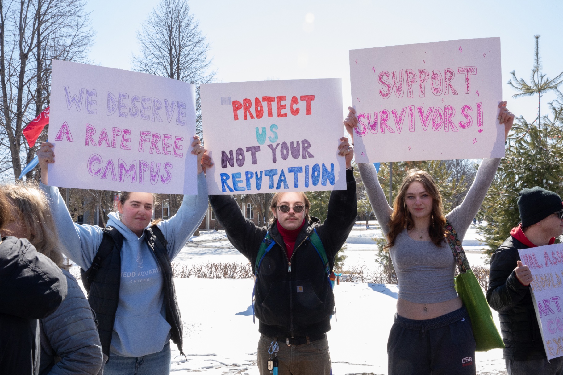 Students hold walkout
