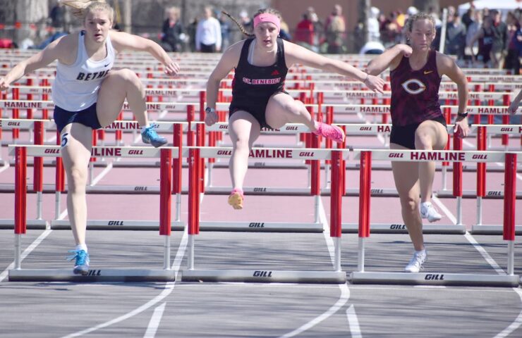 Bennie and Johnnie track compete in first outdoor meet at Hamline