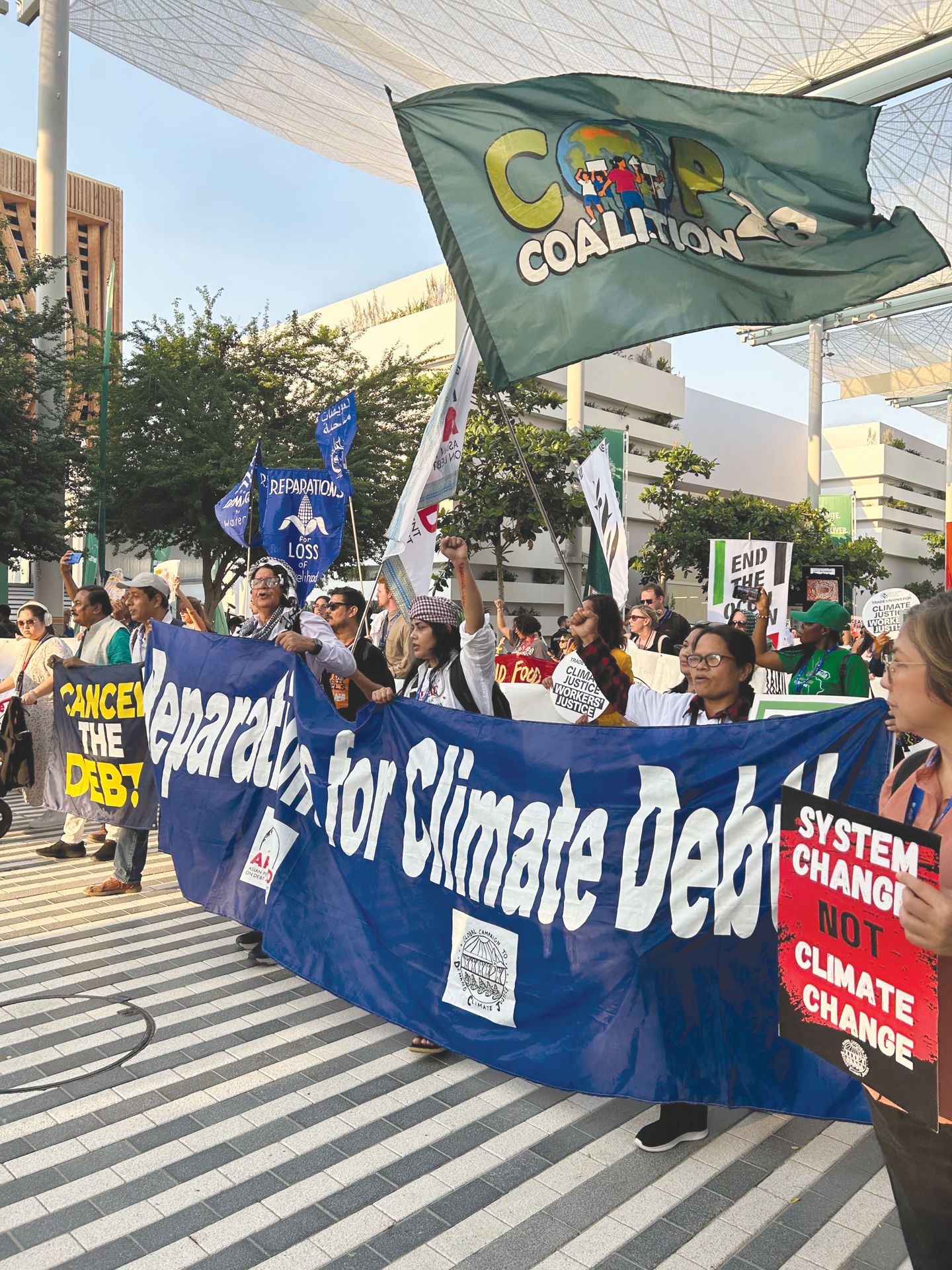 Students attend COP28