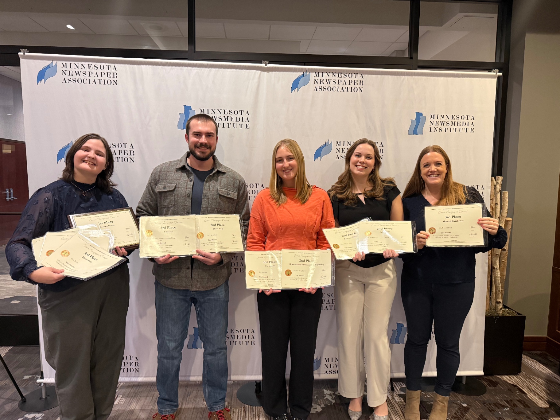 The Record Staff takes home 12 awards
