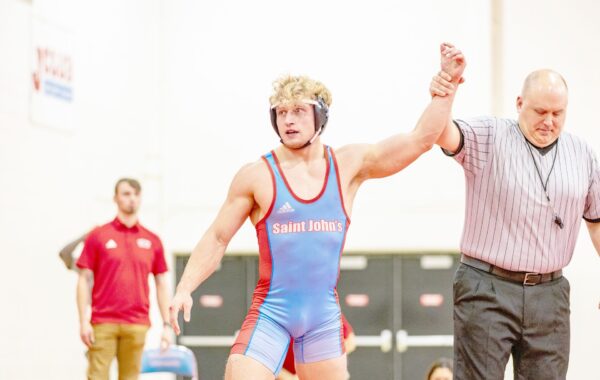 Three Johnnie wrestlers find podium at UW-Eau Claire